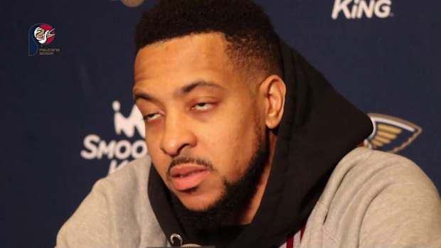 CJ McCollum's Postgame Interview - Pelicans at Rockets - Jan. 31